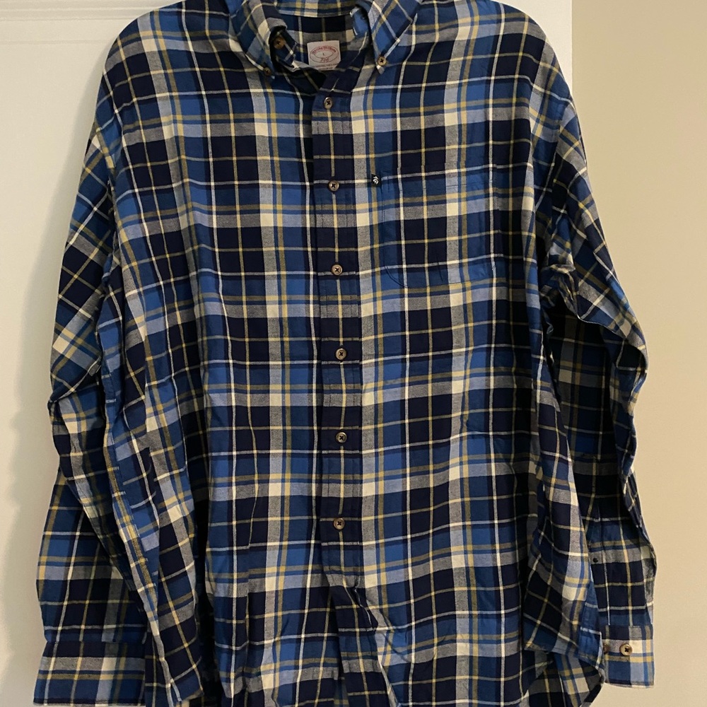 Brooks Brothers flannel. Size Large.